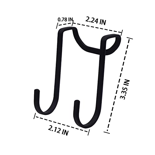 ATEN Pacote com 2 cabides de cubículo, ganchos de porta, ganchos para pendurar casacos, fotos, bolsa