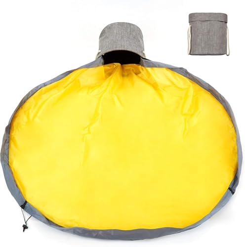 Sac de Rangement Jouet enfant, Organisateur Rangement pour Lego Tapis de Jeu Pliable sacs de Blocs de Construction Portable, Organisateur Rapide Grande Capacité (XL 150CM-Gris)