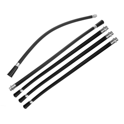 TOYANDONA Tubo Flessibile Per Estintore Ugello in Plastica Resistente, Compatibile Estintori a Polvere, Facile Da Installare e Trasportare, Set Da 5 Pezzi Per Uso Antincendio Professionale