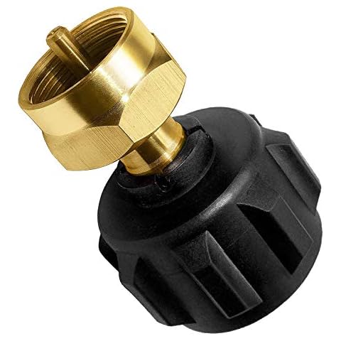 DOZYANT Propane Refill Adapter, LP Gas Cylinder Tank Coupler - Fits QCC1 / Type1 Propane Tank and 1 lb Throwaway Disposable Cylinder Propane Bottle Connector Cover