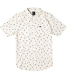 RVCA That'll Do Print Short Sleeve Woven Antique White LG