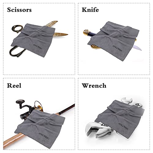 2" Gun Cleaning Patches 600 Count And 12" Silicone Gun Cloth In Plastic Box - Gun Cleaning Supplies Includes Lint Free Gun Cloth Cleans Polishes Protects, 9Mm Gun Patches Fit For .22-.45Cal Firearms #TOP6