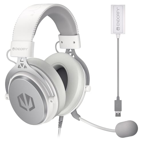 ENDORFY VIRO Plus USB Headset - Onyx White (EY1A005)