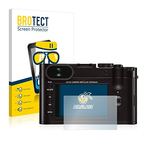 brotect Pellicola Protettiva Vetro Compatibile con Leica Q (Typ 116) Schermo Protezione, Estrema Durezza 9H, Anti-Impronte, AirGlass