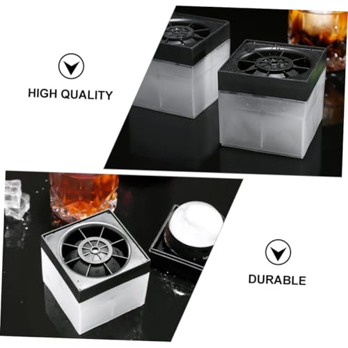 Molde redondo para bolas de hielo plástico x2 miniatura 3