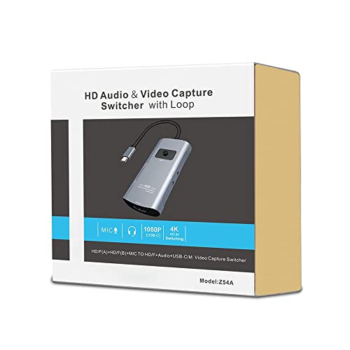 Tobo Type C to HDMI Audio Video Capture with Loop Adapter 4k HDMI in and HDMI Out 1080p USB C Video Capture Card with Loop.-TD-809HVC. - Image 5