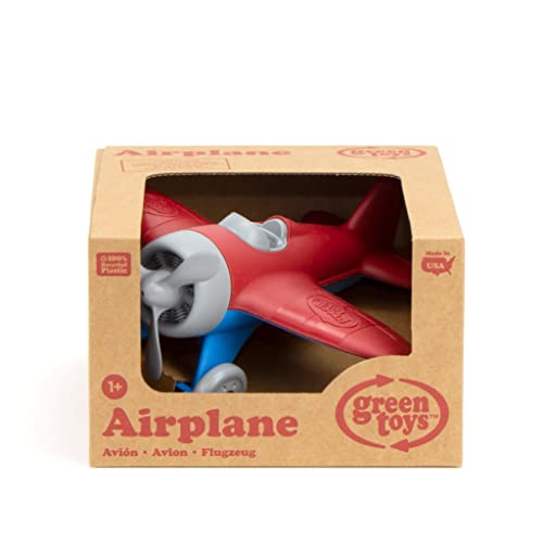 Green Toys Airplane Red - Seaplane Yellow Bundle - Thumbnail 3