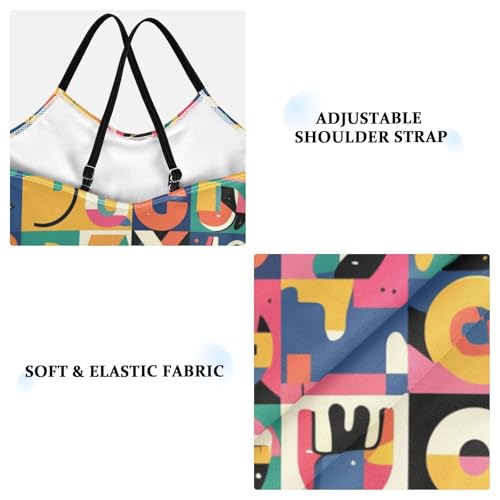 KLL Scandinavian Style Alphabet Toddler Girls 1-Piecing Swimsuit Summer Swimwear Adjustable Strap Quick-Dry3