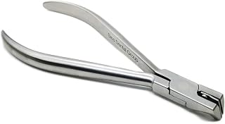 Dental Orthodontic Distal Cutter Plier,Orthodontic Flush Cutter, Distal End Cutter With Safety Holder,Cut Wire Up To A Maximum Of .021" x .025" (.53 mm x .64 mm) Standard Head Long Handle