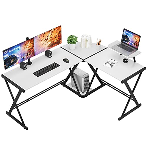 GreenForest L-shaped Desk Reversible