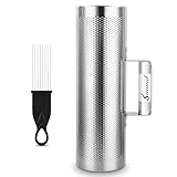 Sovvid Stainless Steel Guiro Shaker with Scraper - 12' x 4' Latin Percussion for Live Performance