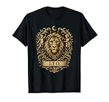 leo zodiac vintage engraving lion crest baroque