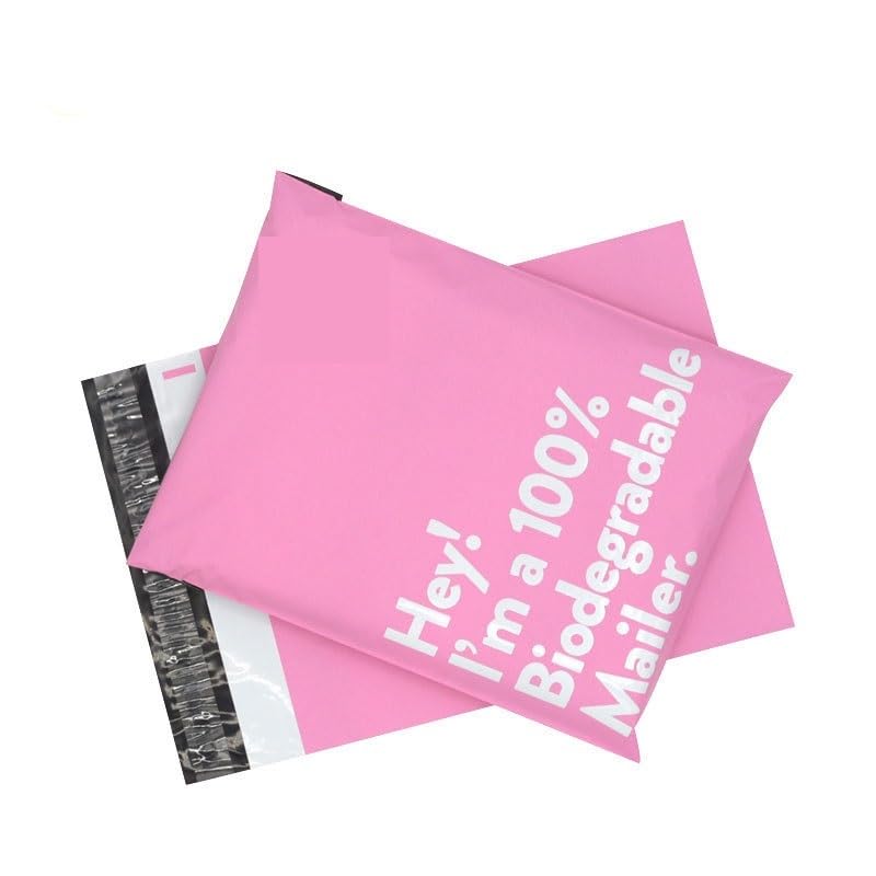 Sacchetti per Spedizioni in Plastica Sacchetti di spedizione biodegradabili al 100% 50 Pezzi Rosa Eco-Friendly Busta Postale espressa Autosigillante Addensare Mailer Corriere (Color : 38x48x4cm 50PCS