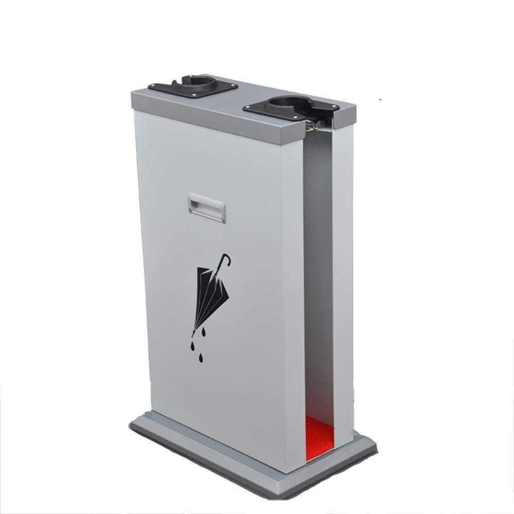 Porte-parapluie support de stockage MiroDo en acier avec bac pour bâton de marche