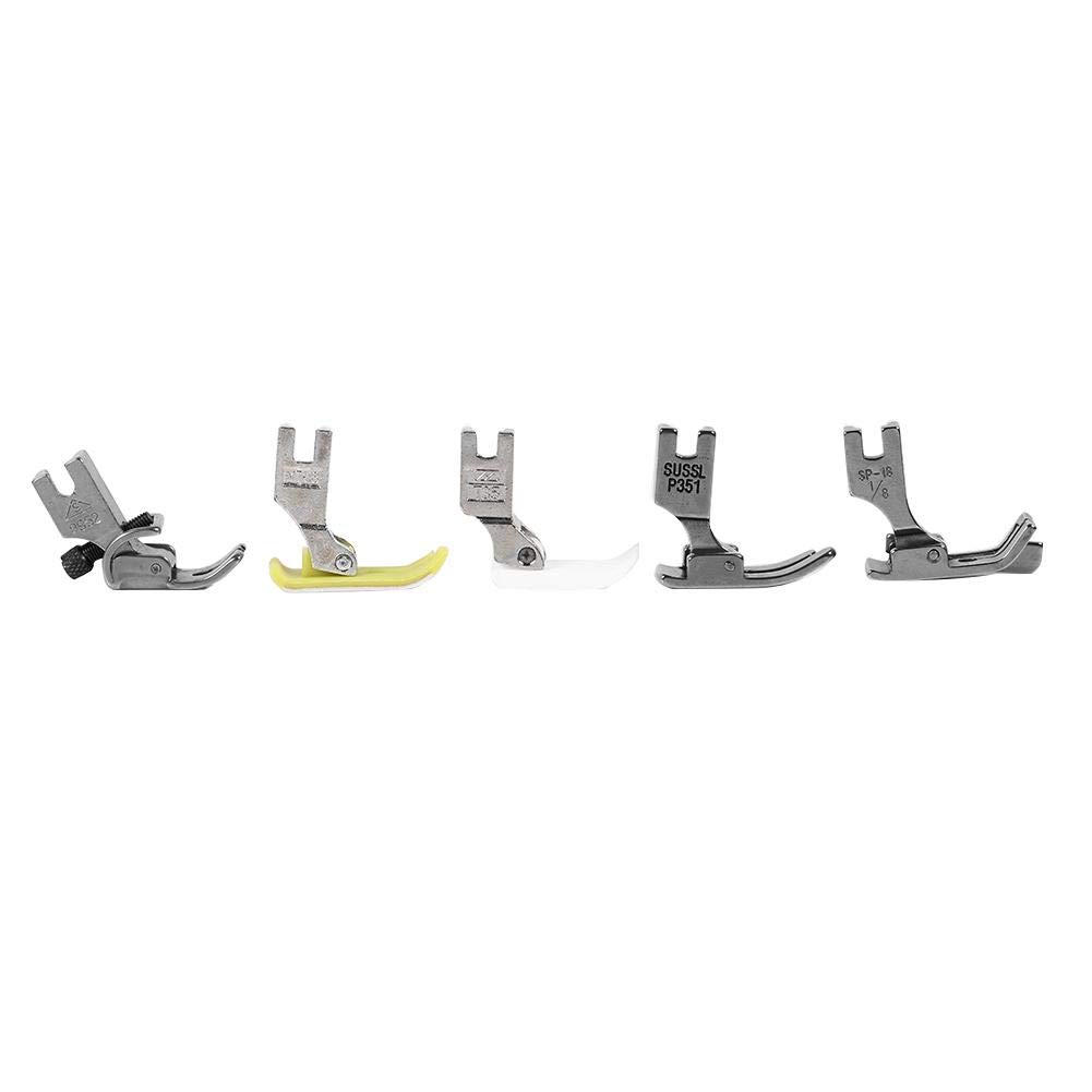 VOBOR Set di piedini da cucire per macchina da cucire: 17 set di accessori universali per macchina da cucire piatti con custodia per uso industriale