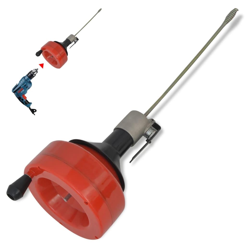 Genérico Limpiador de tuberías de operación Manual/Taladro 8 m,Casa y jardín,Productos del hogar,Productos de Limpieza para el hogar,Productos para Limpieza del hogar-141883