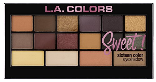 L.A. COLORS Sweet! 16 Color Eyeshadow, Seductive C30468