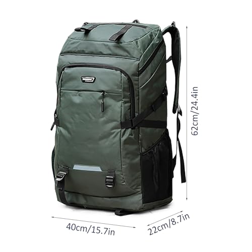 Mochila de senderismo 80L para camping y viaje miniatura 3