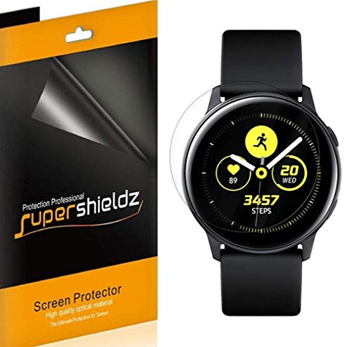 Supershieldz (6 Pack) Designed for Samsung Galaxy Watch Active 2 (Active2) and Galaxy Watch Active (40 mm) Screen Protector, High Definition Clear Shield (TPU)