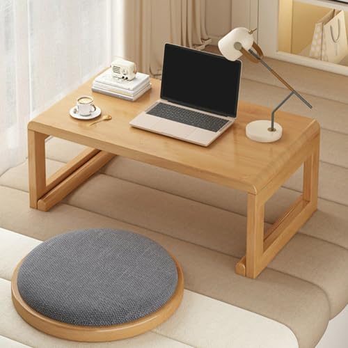 Table basse japonaise pour lecture du thé et session de travail à la maison