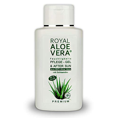 L'Oréal Men Expert Gesichtspflege für Männer, Feuchtigkeitscreme mit Guarana und Vitamin C, Hydra Energy Feuchtigkeitspflege 24H Anti-Müdigkeit XXL, 1 x 100 ml 5 Royal Aloe Vera Premium Pflege Gel After Sun/Aftershave mit 92% Bio Aloe Vera + Schisandra