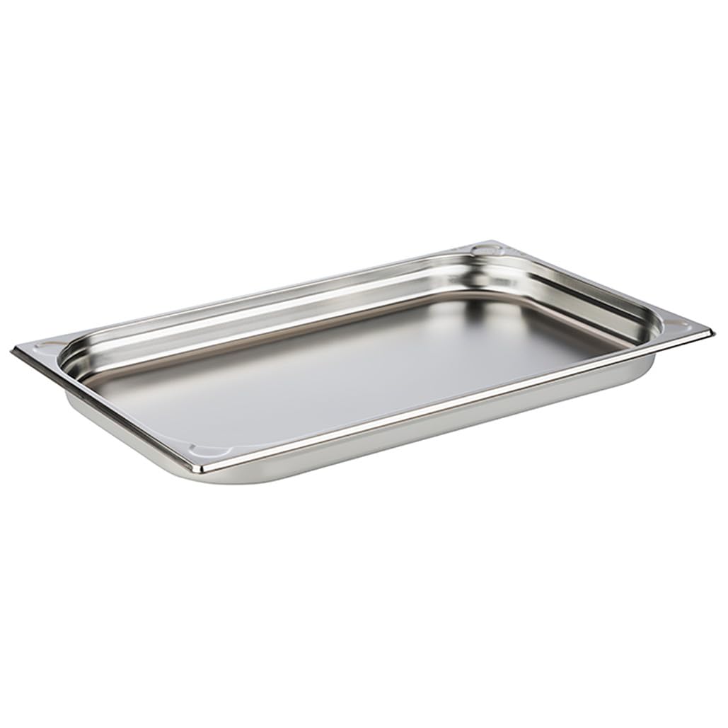 APS 81101 GN-Behälter 1/1, Gastronormbehälter Edelstahl rostfrei/Abmessungen 32,5 x 53 cm/Tiefe 40 mm/Volumen 5 Liter