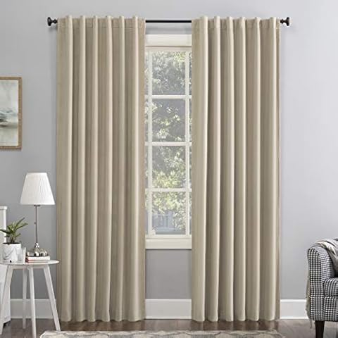 Sun Zero Panel de Cortina de Terciopelo Opaca con Tecnología Thermal Blackout Cover