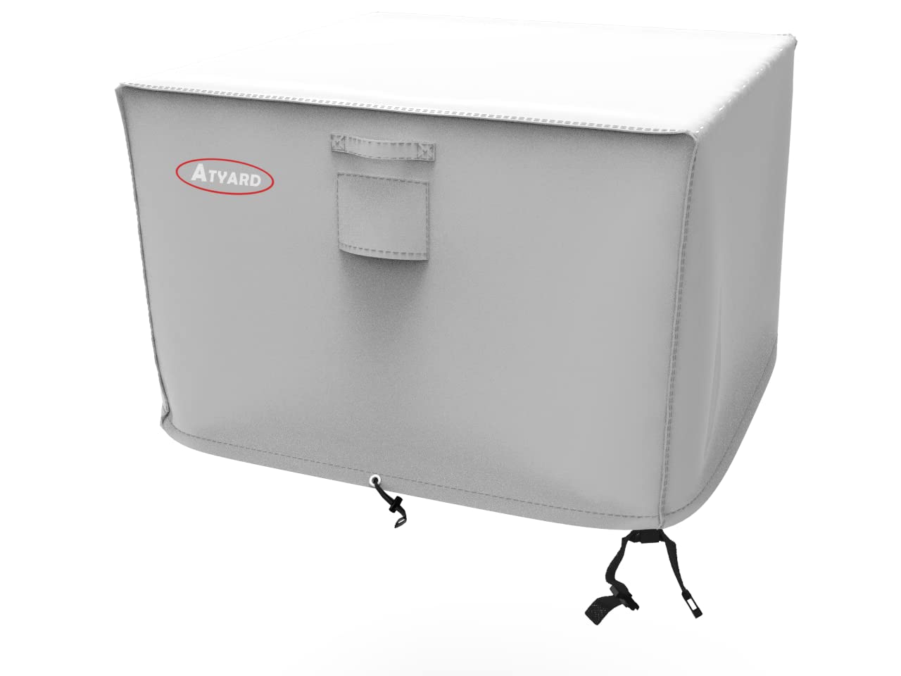 Atyard Gas Fire Pit Cover Rectangular 42x24x24 Inch - Waterproof Windproof Anti-UV Heavy Duty Patio Firepit Furniture Covers Brown