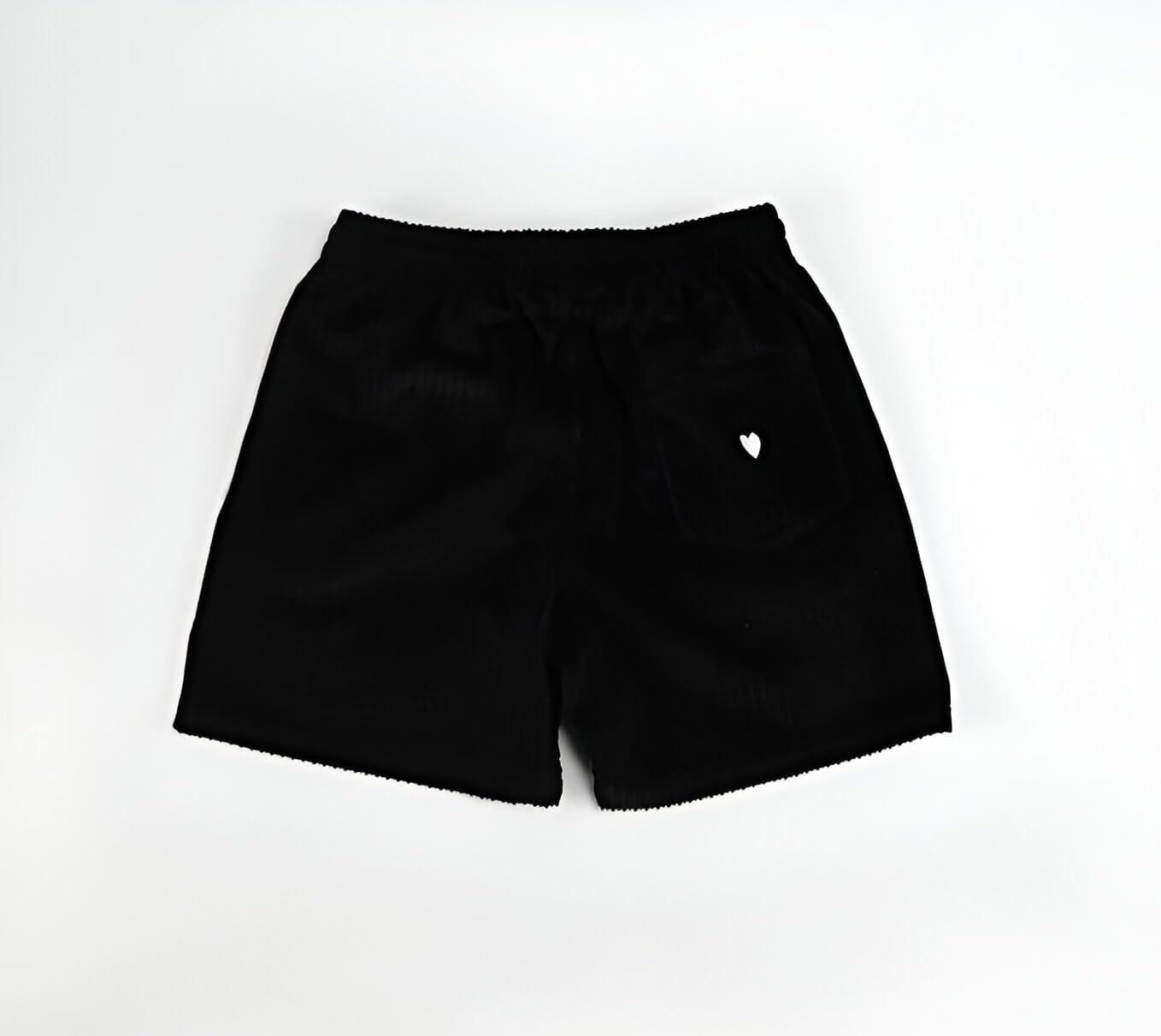 JAHLOVE Men's Black Corduroy Shorts