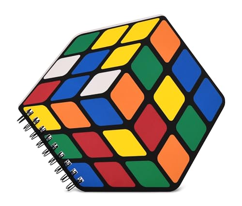 Carnet de notes ligné parfumé, une idée cadeau originale avec motif Rubik's cube - 2