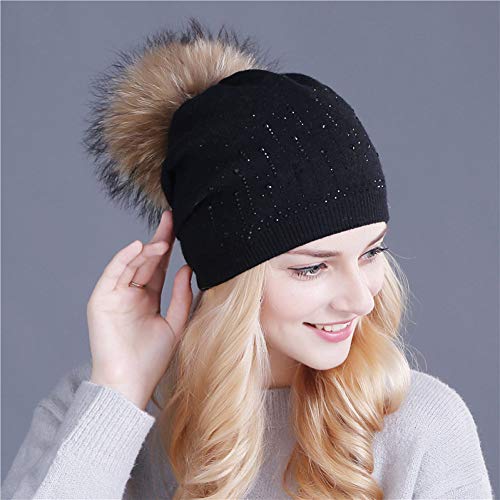 Bonnet tricoté en laine pour femme et fille idéal pour l'hiver
