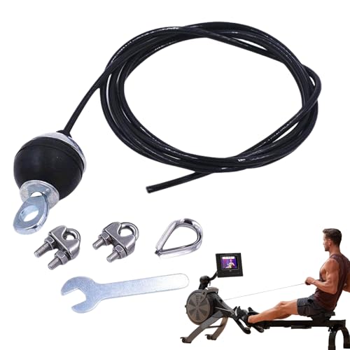 Cuerda de tracción de acero resistente ajustable para poleas y pesas de fitness 2