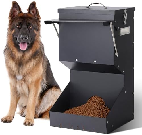 Automatic Dog Feeder Outdoor Hanging Pet Food Large Breed 11kg, A...