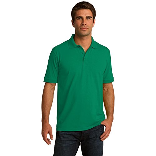 Clothe Co. Men's Tall Polo Shirt 2XLT Kelly Cotton Blend
