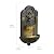 Teamson Home Fleur-de-lis Outdoor Water Fountain–Warm Glow Lighting with Adjustable Flow & Electric Pump, Black & Gold
