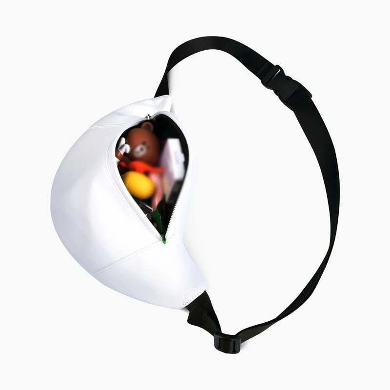 Fashion All-match White Outdoor Travel Shopping Casual Messenger Mobile Phone Fanny Pack3