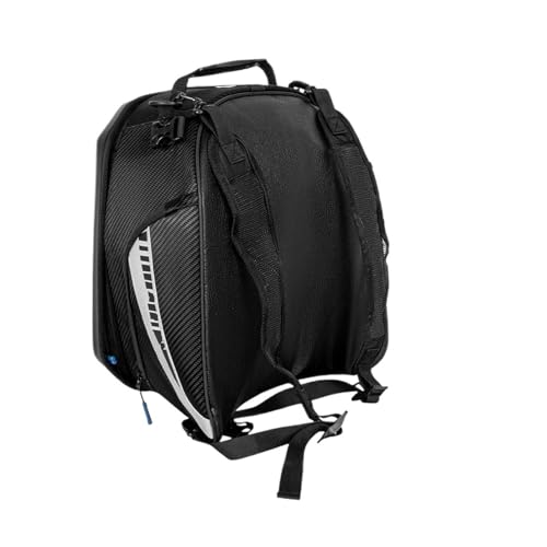 Bolsa de asiento trasero para moto universal con gran capacidad para almacenamiento de casco en viajes