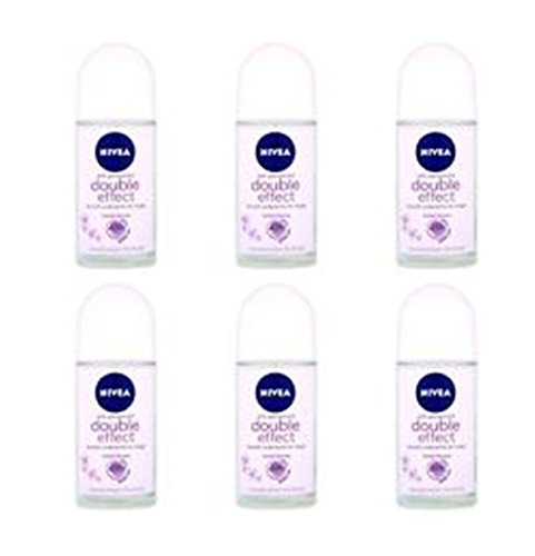 Nivea Déodorant Corps Double Effect en lot de 6 roll-on pour une fraîcheur quotidienne