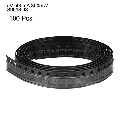 Uxcell 100Pcs S9013 Transistor J3 Npn 5V 500Ma 300Mw Surface Mount Sot-23 #TOP1