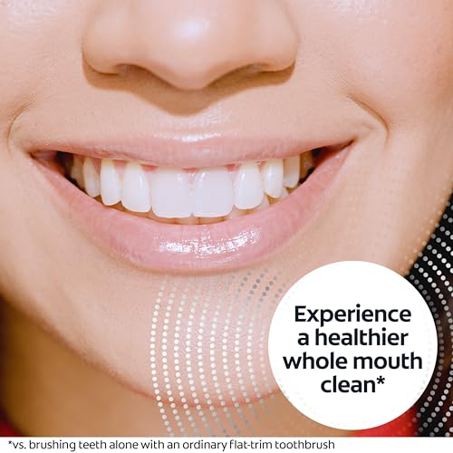 Colgate 360 Vibrate Charcoal Battery Operated Toothbrush Pack, Disposable Electric Toothbrushes with 1 AAA Battery Included, Whole Mouth Clean, 2 Pack, Black - Image 7