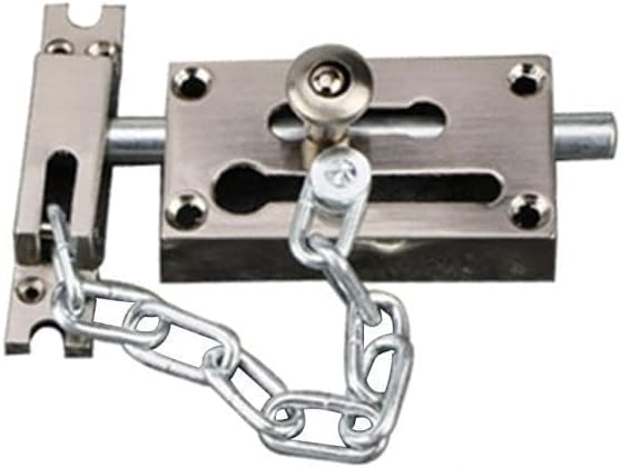 6x ドアチェーン メタル 安全 盗難 ブロンズトーン ホテル 全4色