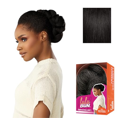 Sensationnel Lulubun Updo Hairextensions-French Roll Unit 1,1B OFFBLACK