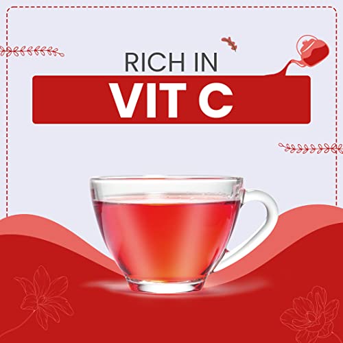 Blue Tea - Combo Pack - Butterfly Pea Flower Tea (0.88 Oz) & Hibiscus Flower Tea (1.76 Oz) L Caffeine Free Herbal Tea - Vegan - Gluten Free - Gmo-Free #TOP4