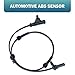 Zehiony Car Wheel Speed Sensor, Plug and Play Rear Left Anti-Lock Braking Speed Sensor, Directly Fit ABS System Replacement OEM# 3630050U2010, Compatible with Heyue (Black)