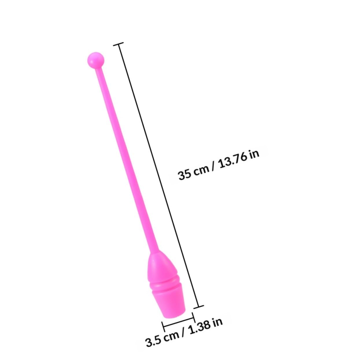 Generico Clavette Ginnastica Ritmica Bambina Rosa in Plastico per Ginnastica Artistica e Fitness Accessorio e Bambine