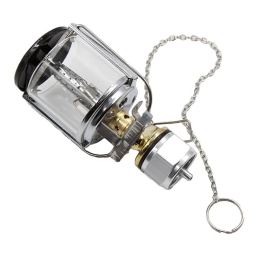 Sosoport 1 Set Gas Lanterns Outdoor Camping Light Gas Powered Lamp for Emergency