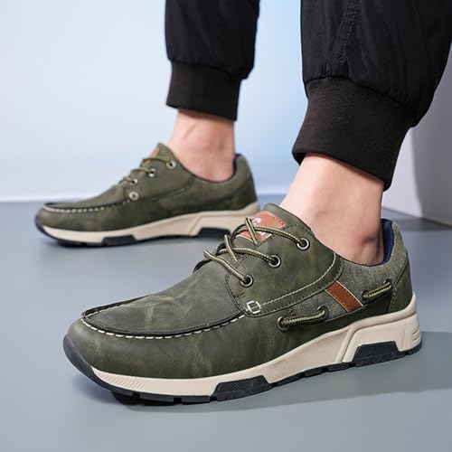 Men's Casual Boat Shoes, Stylish Outdoor Footwear - Ideal for Weekend Outings, Street Strolls & Daily Commute2