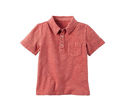 Polo en jersey de coton rouge Carter's bébé garçon 6 mois pour un look chic au quotidien