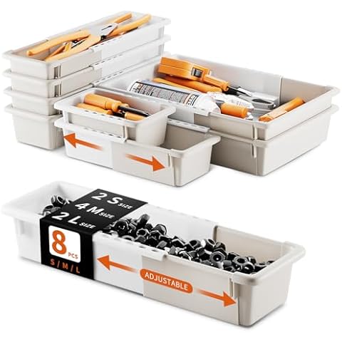 FLYVOLE Expandable Tool Drawer Organizer Cover