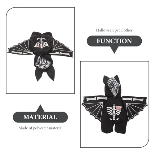 Disfraz para perros Halloween alas de murciélago talla M miniatura 4